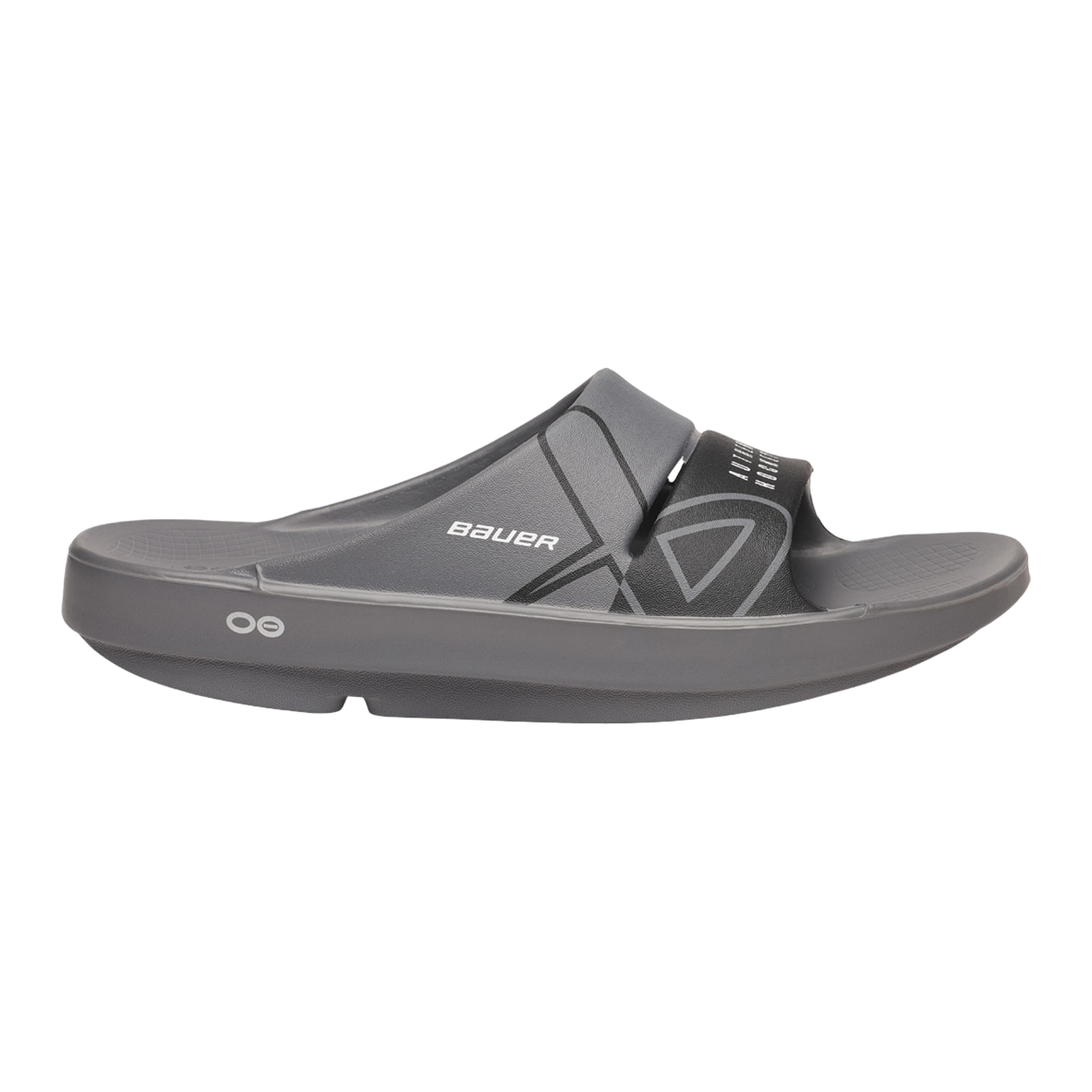 OOFOS Sport Slide S25 Senior Grey - Recovery Sandals for Men & Women - Perfect for Post-Workout, Running, and Everyday Comfort