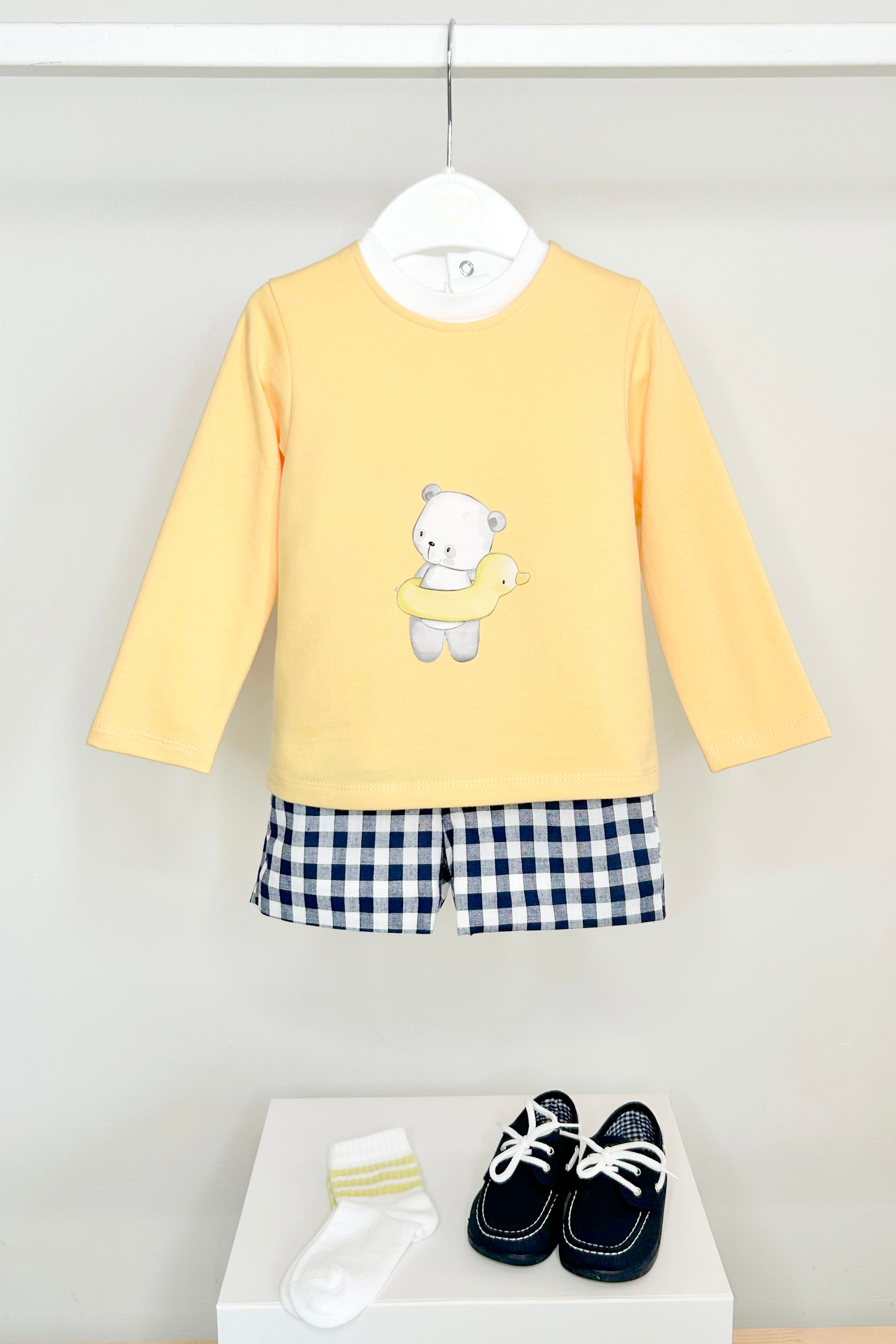 Timothy Sunshine Yellow 3-Piece Shorts Set for Women - Summer Casual Outfit, Beach Vacation, Lounge Wear