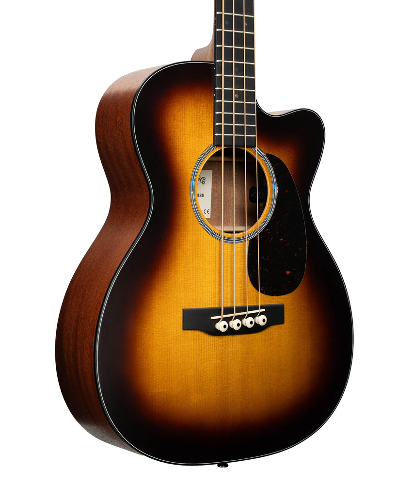 Martin 000CJRE Junior Series Acoustic-Electric Bass Guitar 2025 - Sunburst Finish | Perfect for Beginners, Live Performances & Studio Recording