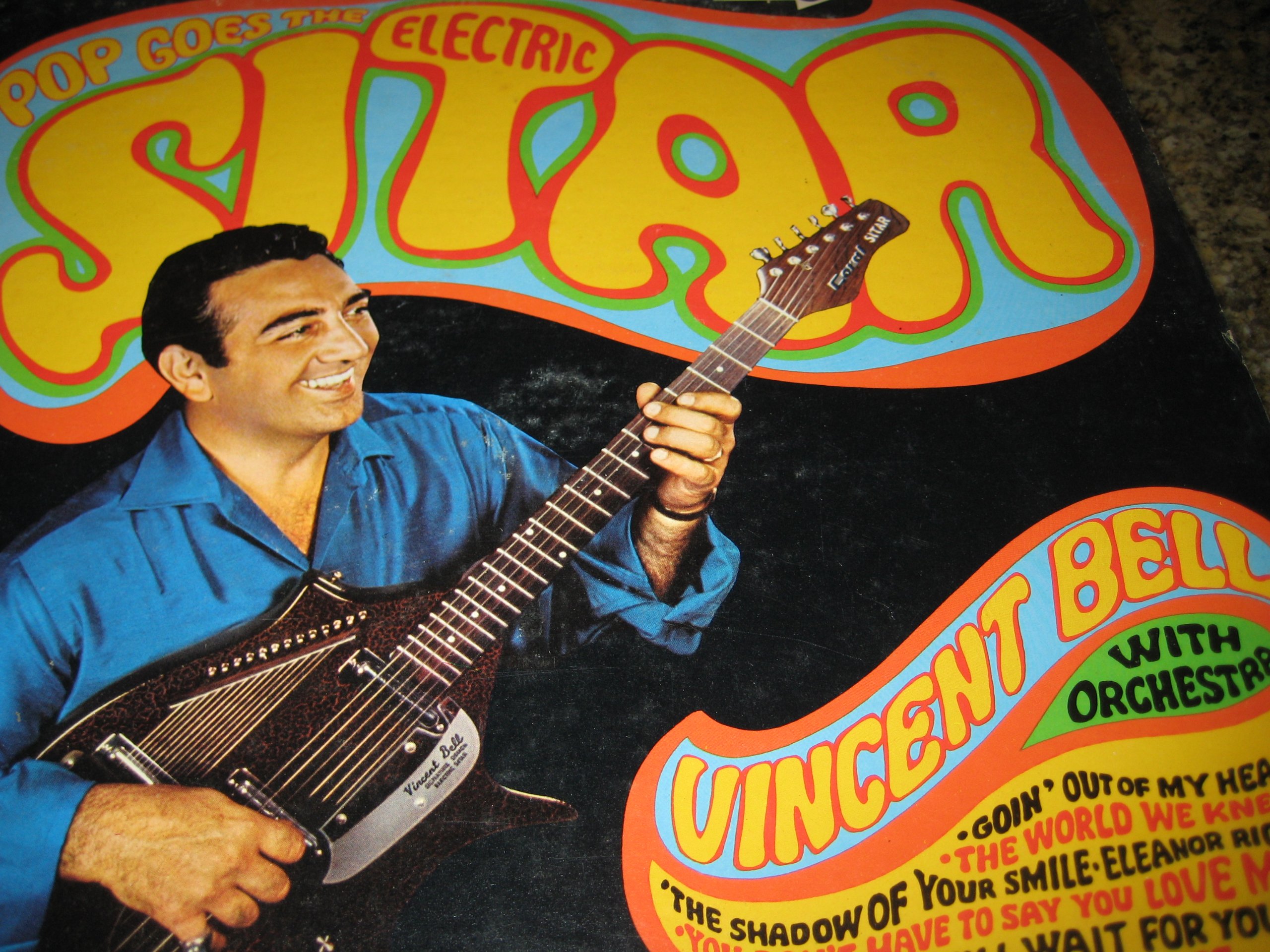 Vincent Bell Electric Sitar - Authentic Pop Instrument for Rock & Psychedelic Music | Perfect for Studio Recording & Live Performances