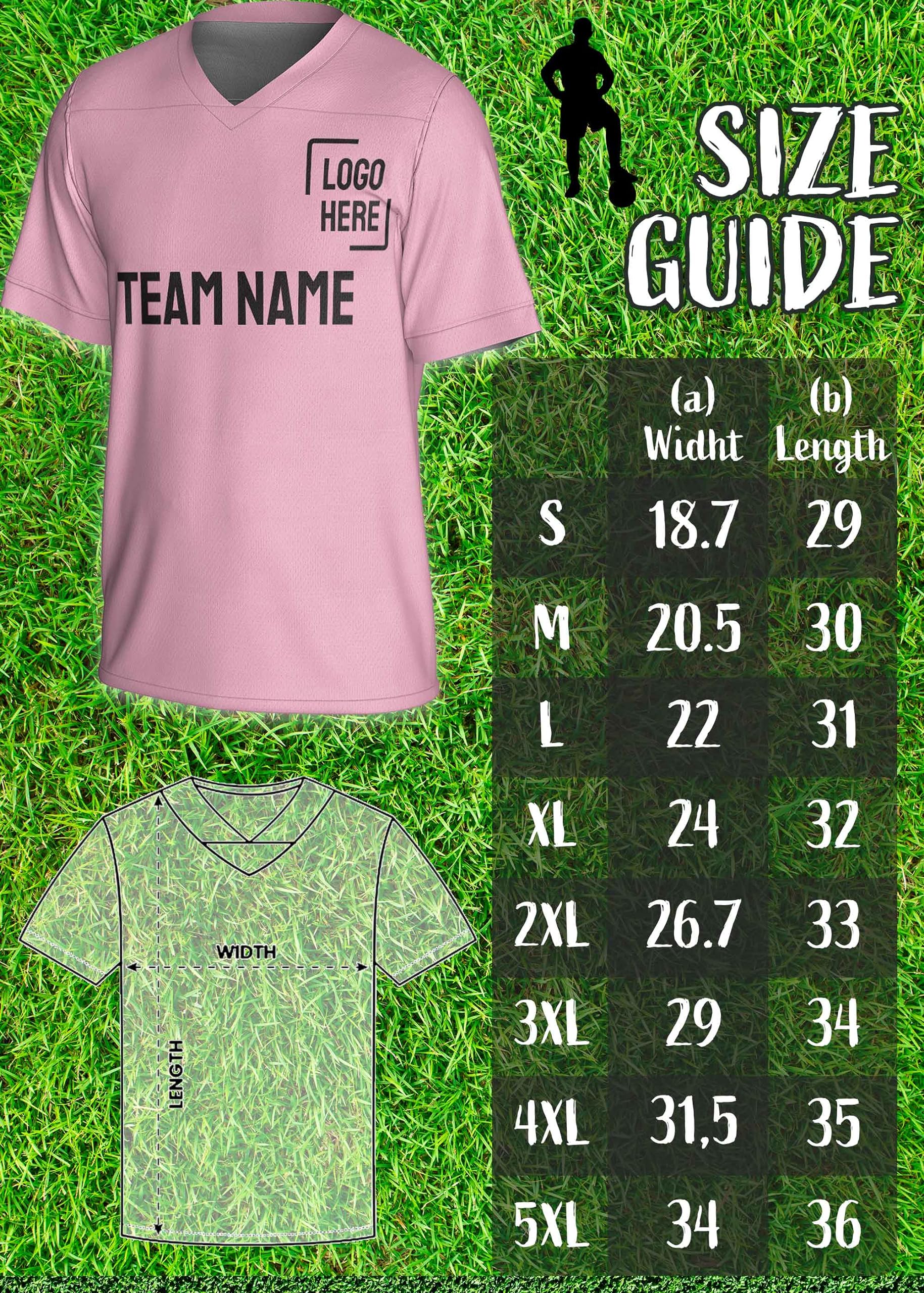 Custom Soccer Jerseys - Personalized Soccer Shirts with Name, Number & Team Logo for Men & Women | Perfect for Team Uniforms, Gifts & Fan Apparel