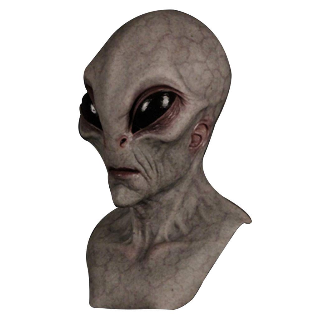 Scary Halloween Alien Mask for Kids - Horror Costume Accessory for Toddlers & Outdoor Party Decorations - Perfect for Trick or Treat, Costume Parties & Spooky Home Decor