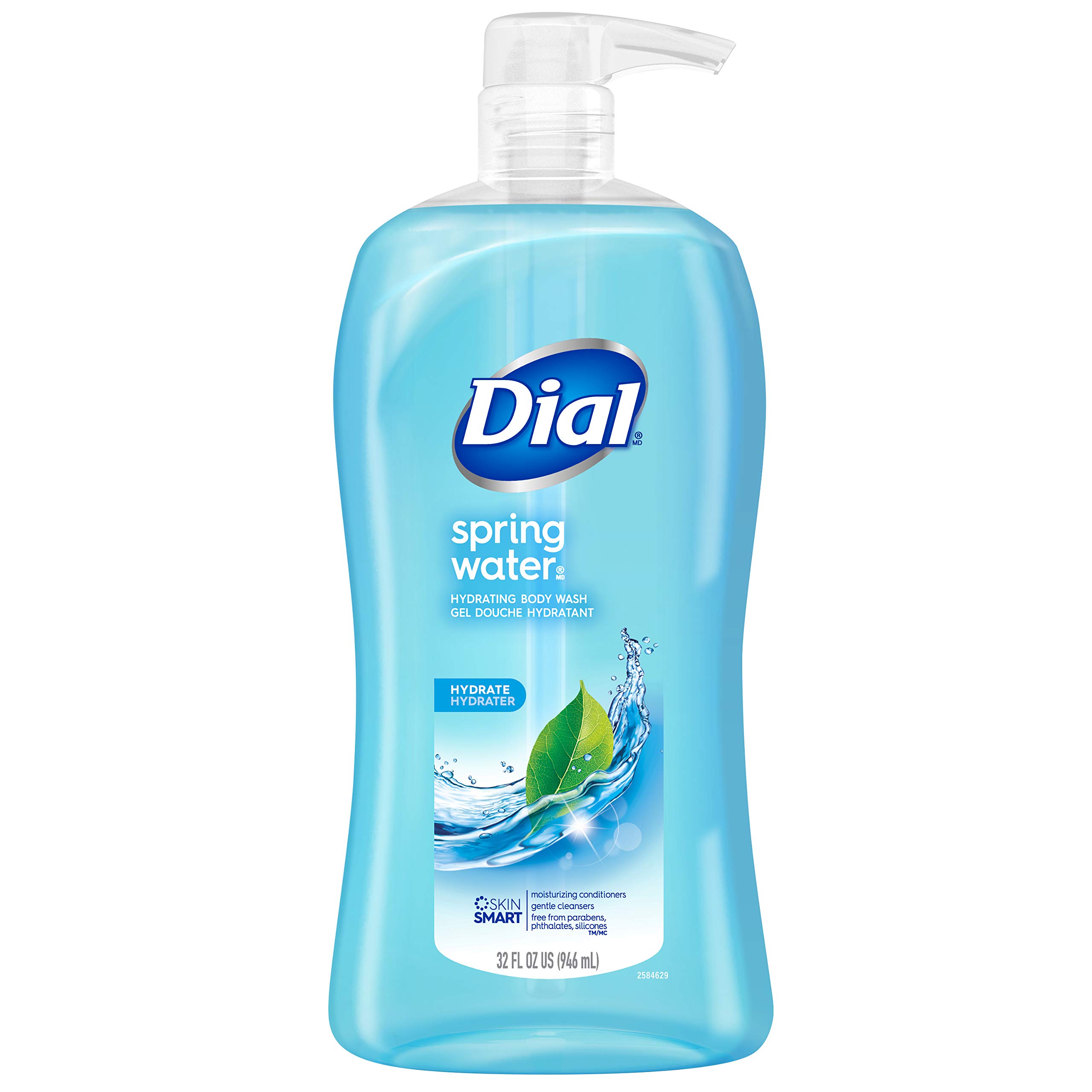 Dial Body Wash Set - Spring Water, Silk & Magnolia, Lavender & Jasmine Scent (32 fl oz Each) | Moisturizing & Relaxing Shower Gel for Daily Use, Gift Sets & Spa Days