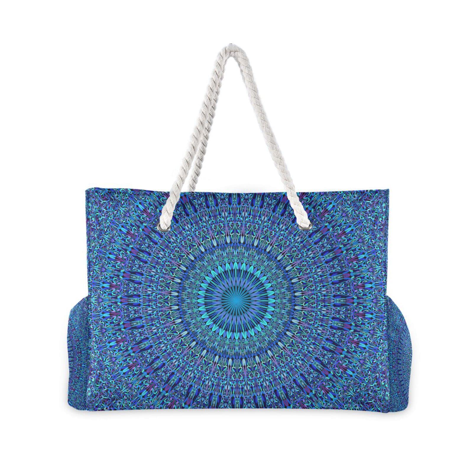 OTVEE Large Beach Bag for Women - Waterproof Travel Tote with Zipper, Spacious Shoulder Bag for Pool, Vacation & Shopping | Perfect for Beach Trips, Gym & Weekend Getaways