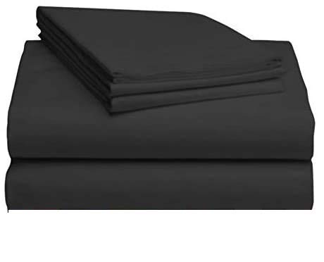 Premium 800 Thread Count Egyptian Cotton Bed Sheet Set - Super Soft & Breathable, 18