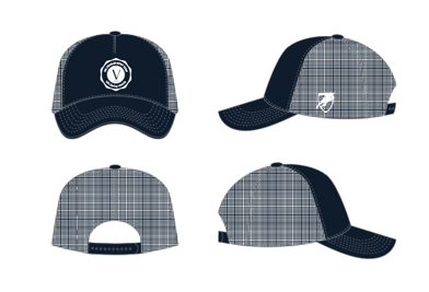 Official State Team Logo Trucker Hat - Adjustable Snapback Cap for Men & Women - Perfect for Sports Fans, Outdoor Activities, and Casual Wear