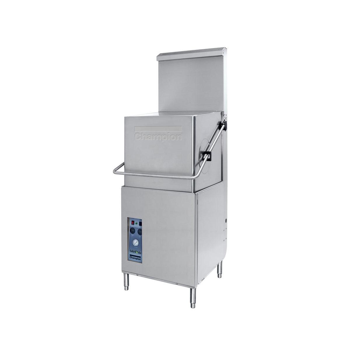 Champion DH5000 VHR High Temperature Hood Type Commercial Dishwasher 208V 1 Phase - Ideal for Restaurants, Catering & High-Volume Kitchen Use