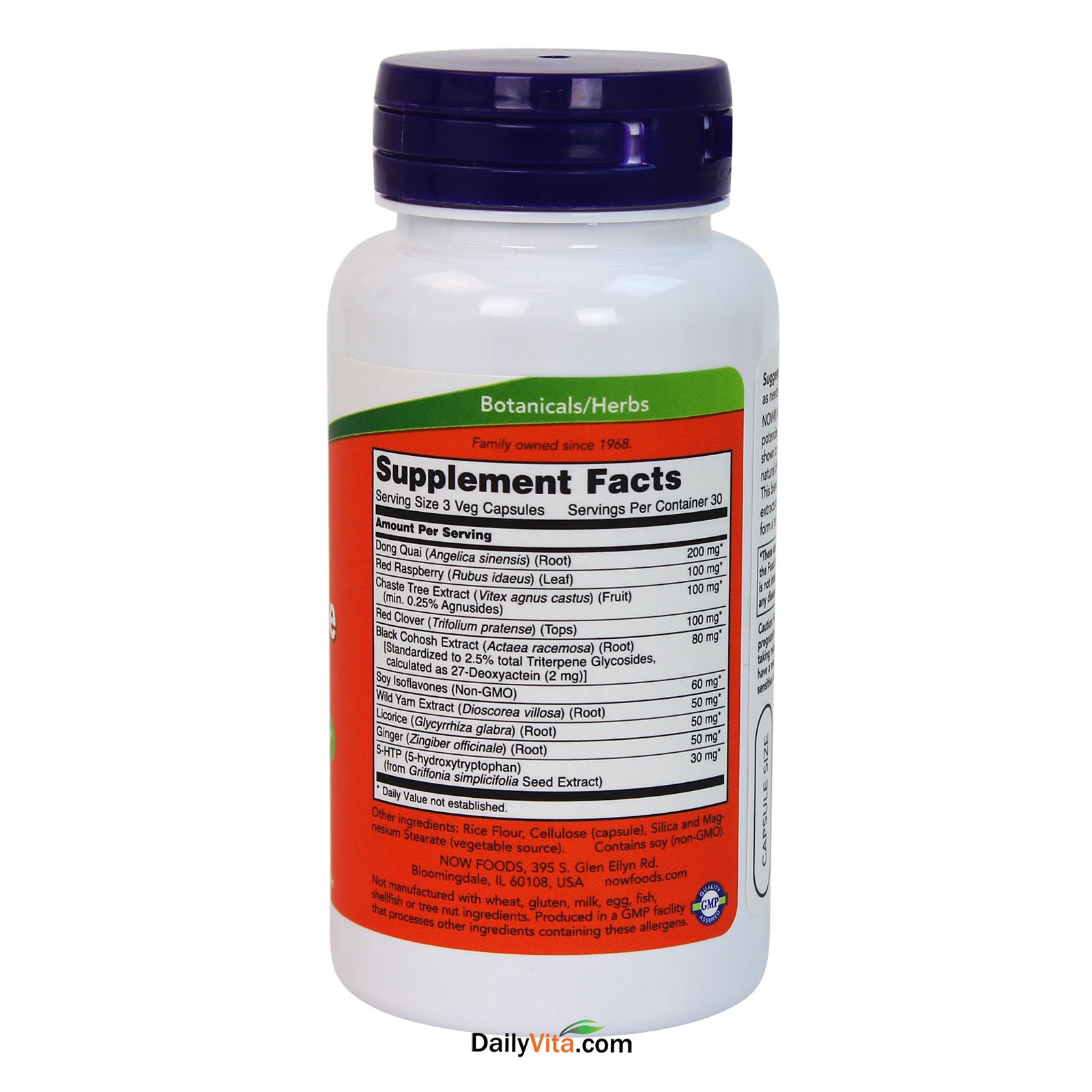 Now Foods Menopause Support Supplement - 2 Bottles (90 Capsules Each) for Hot Flash Relief & Hormonal Balance - Ideal for Women Over 40 During Perimenopause & Menopause Transition