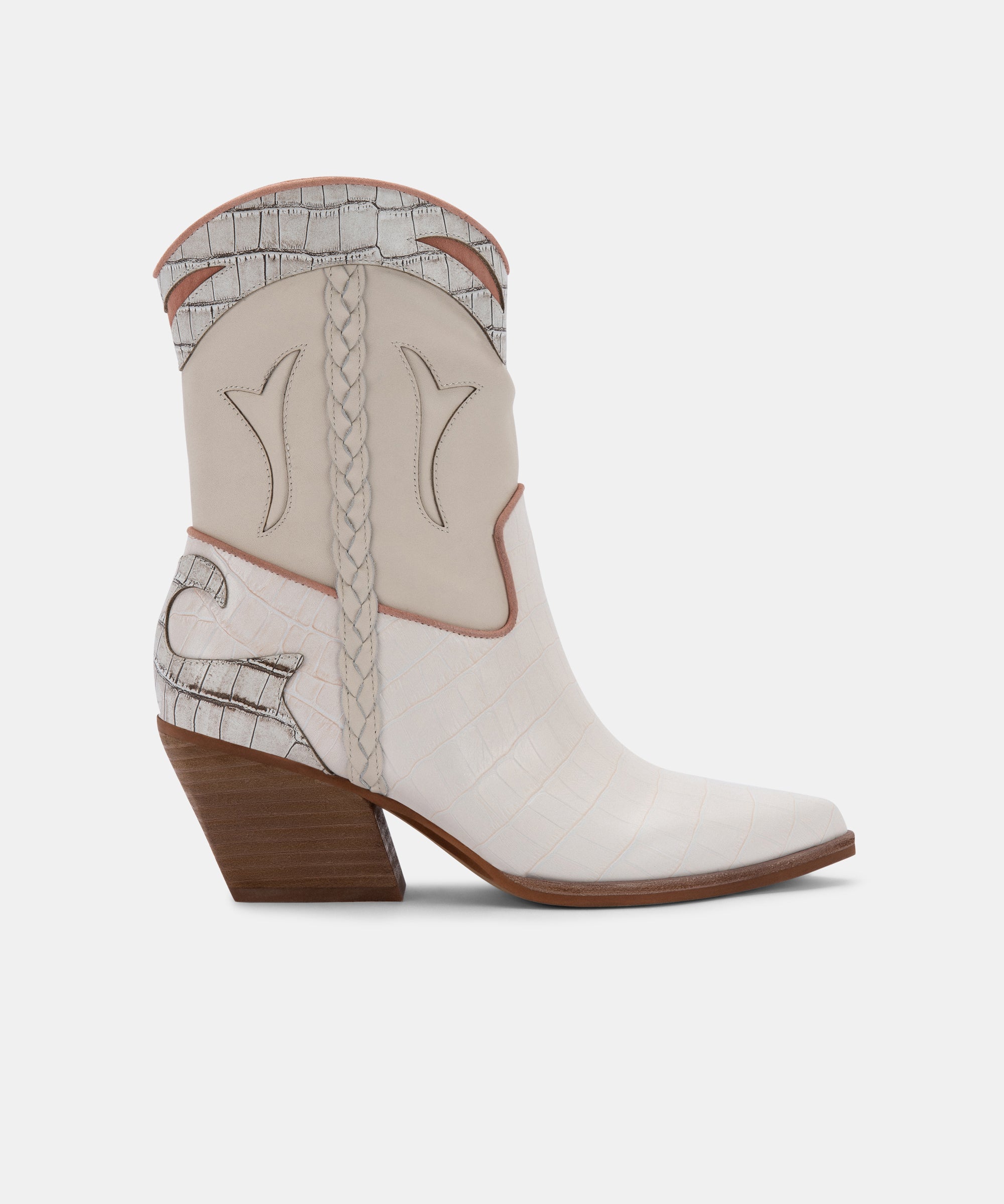 Loral Ivory Leather Booties for Women - Comfortable & Stylish Ankle Boots - Perfect for Fall, Winter, and Casual Outfits