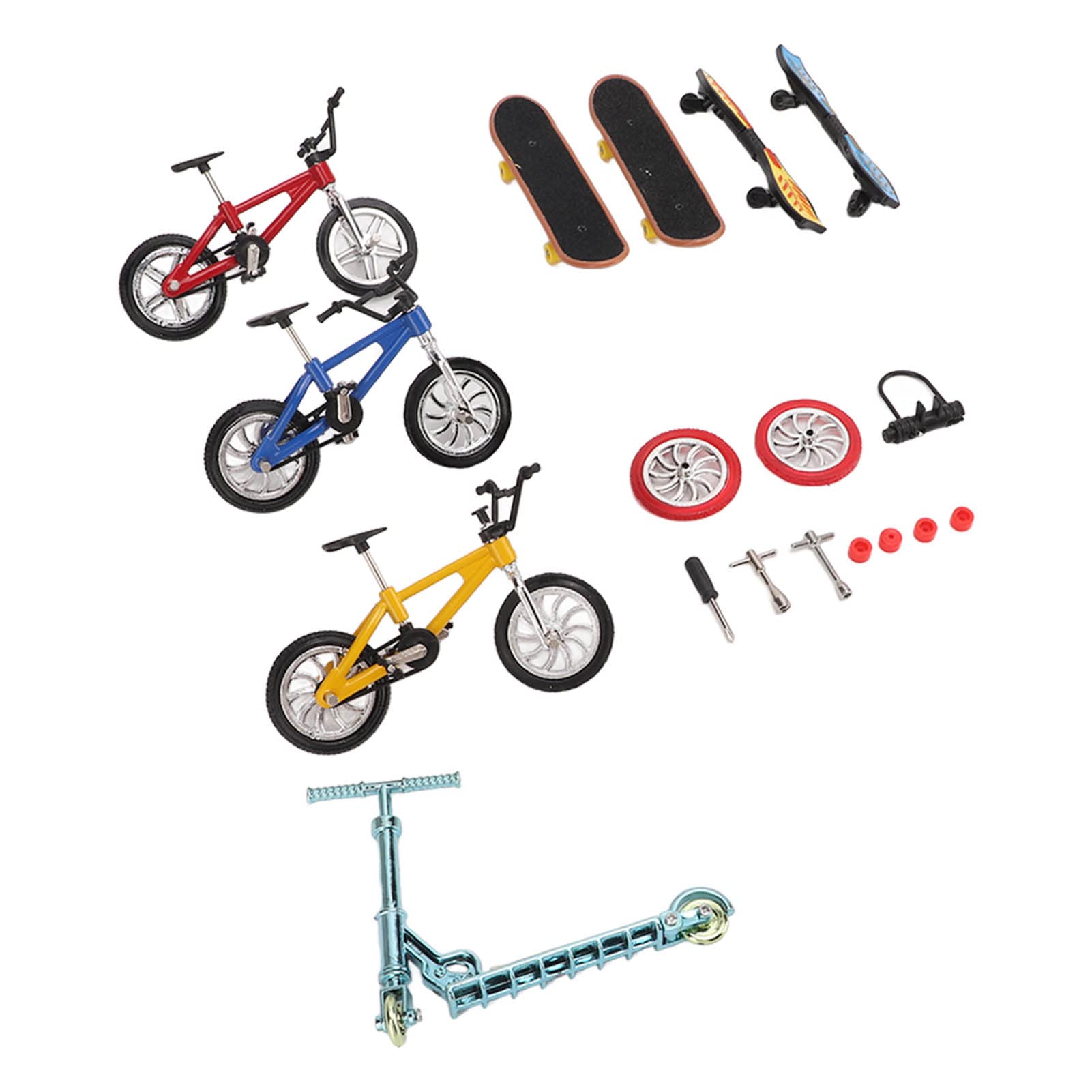 Mini Finger Skateboard Toys for Teens - DIY Finger Skateboards for Parties, Gifts & Stress Relief - Fun Desk & Travel Fidget Toys for Adults & Kids