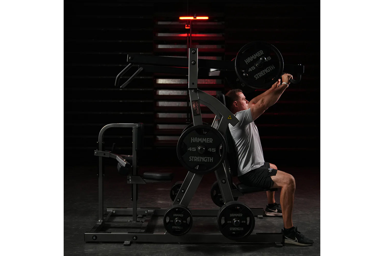 Hammer Strength Plate Loaded Iso-Lateral Chest & Back Workout Machine for Gym & Home Strength Training