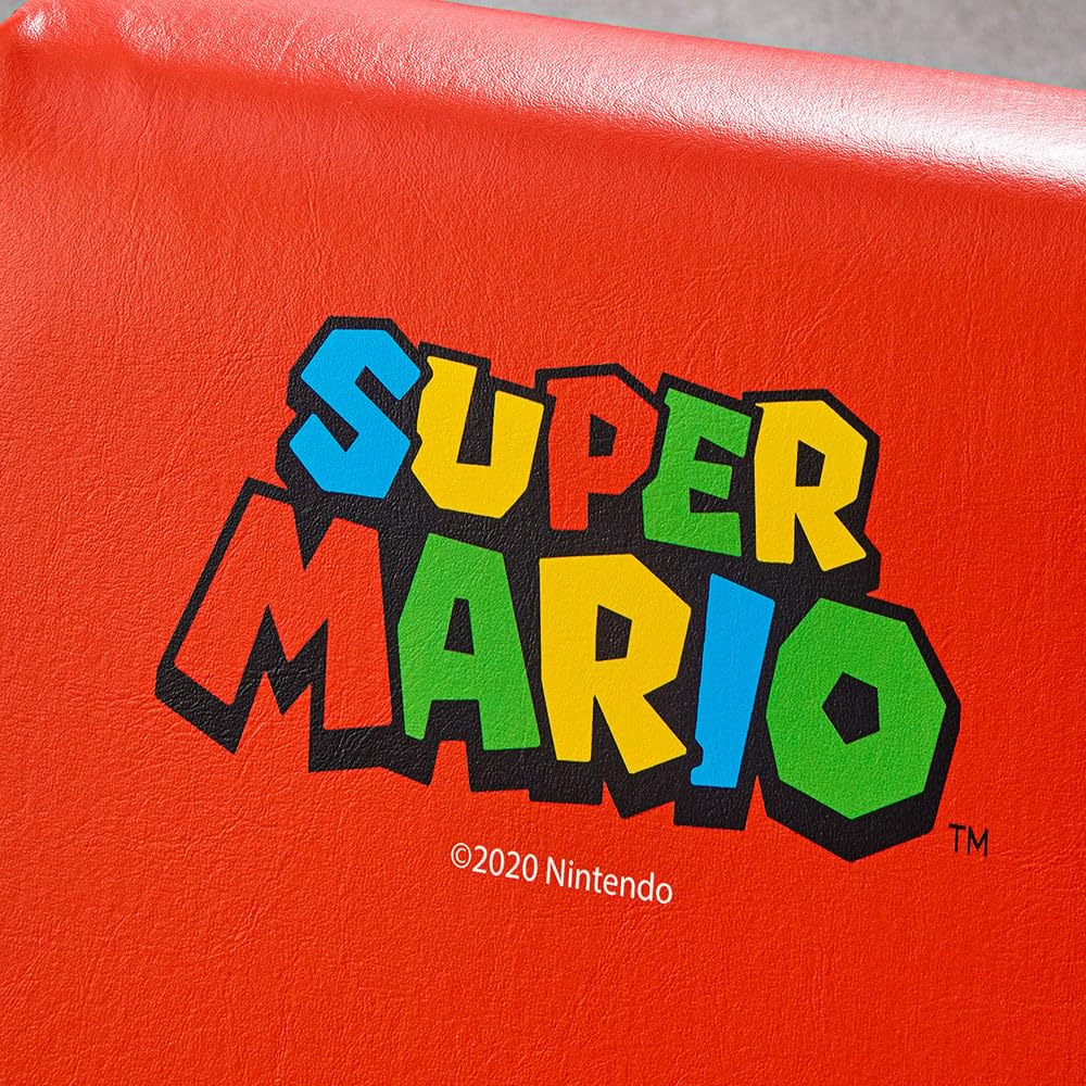 Nintendo Mario Video Rocker Gaming Chair - PU Leather Recliner for Kids & Adults - Perfect for Gaming, Relaxing & Movie Nights