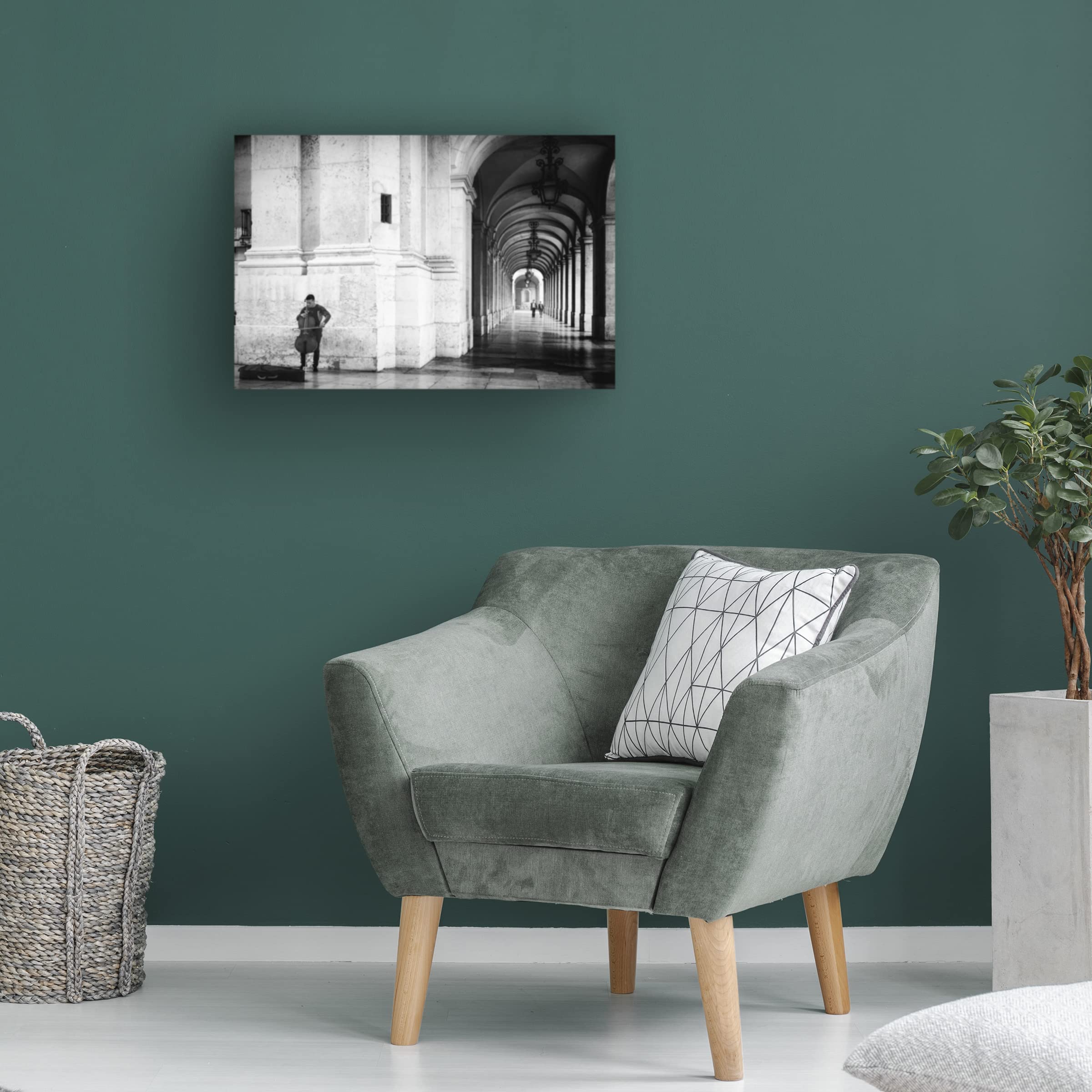 Trademark Fine Art 'Icebreaker' Canvas Wall Art by Laura Mexia - Stunning Ocean Wave Painting for Living Room, Bedroom & Office Decor