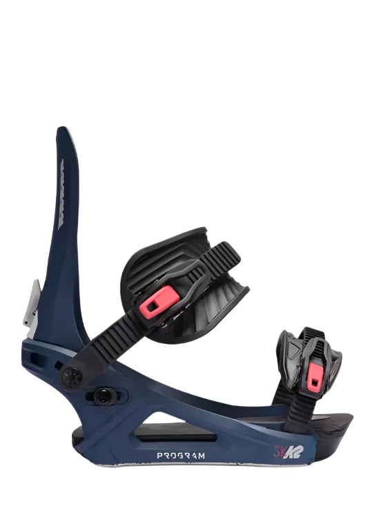 2025 K2 Program Snowboard Bindings - High-Performance Snowboard Bindings for All-Mountain & Freestyle Riding | Perfect for Powder, Park & Backcountry Adventures