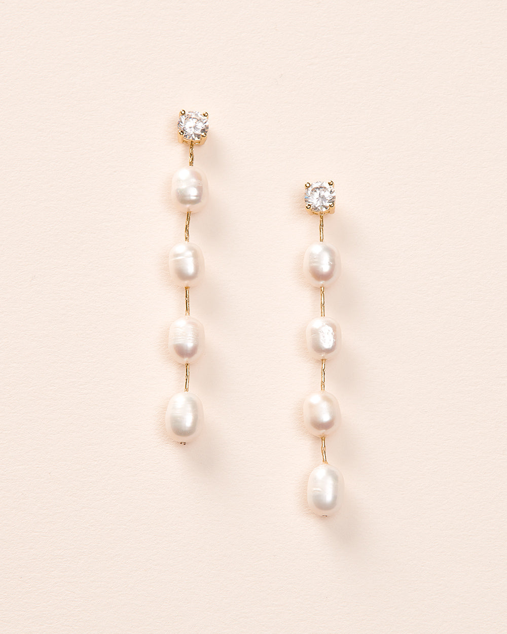 Elegant Tess Pearl Dangle Earrings for Women - Handmade Fashion Jewelry Gift for Party, Wedding & Special Occasions