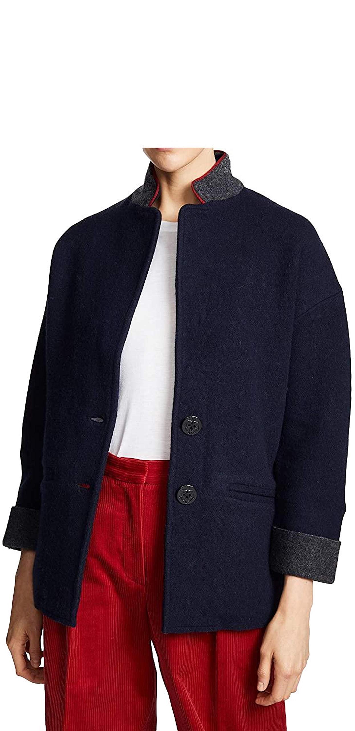 Stylish Navy Cardigan Coat for Women - Cozy Knit Sweater Wrap - Perfect for Fall, Winter & Layering Outfits
