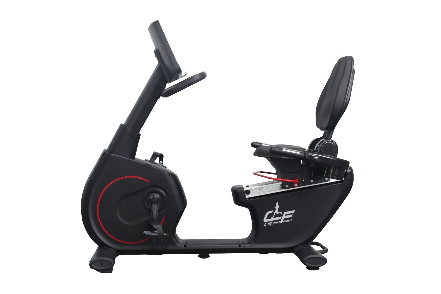 California Fitness R8 Recumbent Exercise Bike - Quiet Magnetic Resistance, LCD Display, 16 Levels Adjustable for Home Gym - Perfect for Low-Impact Cardio, Rehabilitation & Seniors Fitness