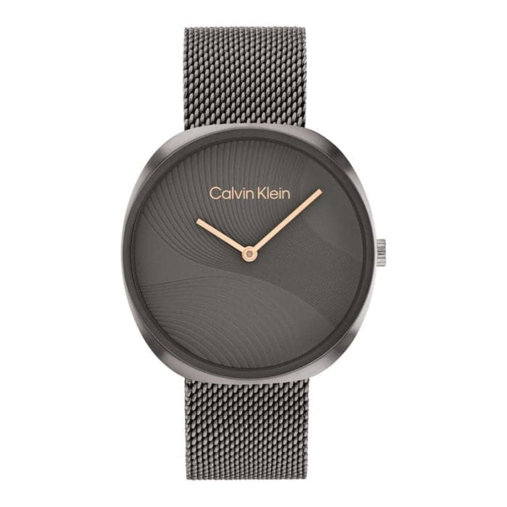 Calvin Klein Women's Watch with Grey Dial and Milanese Strap 25200248 - Elegant Timepiece for Office, Party & Everyday Wear