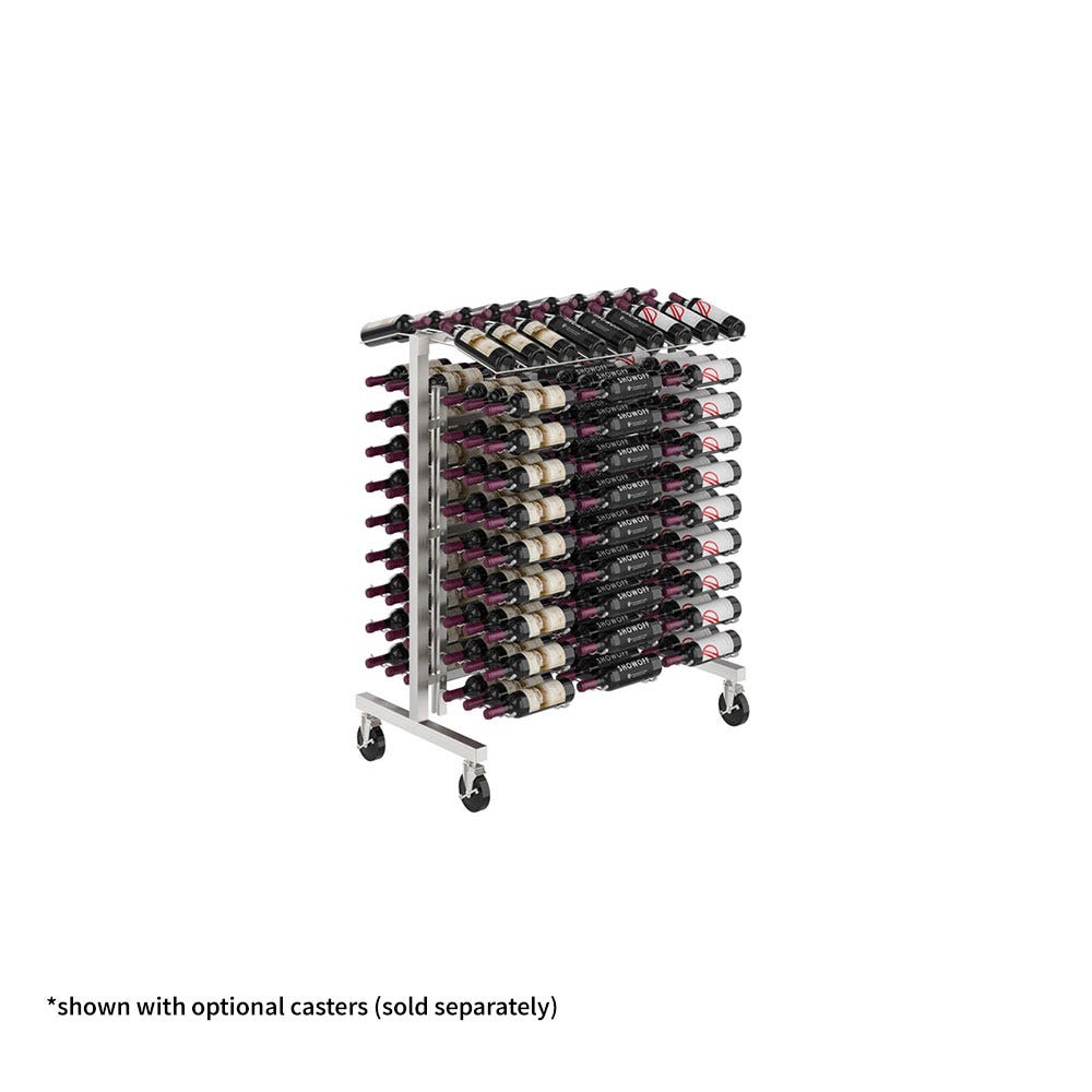 180 Bottle 3 Foot Island Wine Display Rack - Perfect for Home Bars, Restaurants, and Wine Cellars