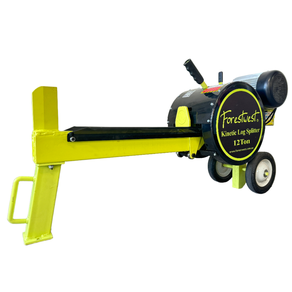 Forestwest 12 Ton Kinetic Log Splitter 1800W Electric Firewood Splitter BM11130 - Powerful Wood Splitting Machine for Home Heating, Fireplace, and Outdoor Camping Use