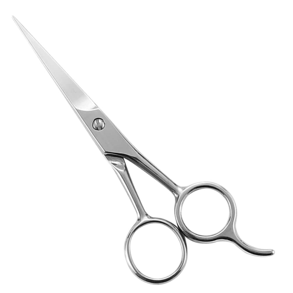 Professional Stainless Steel Beard Scissors & Hair Trimming Razor Set - Precision Grooming Kit for Men's Facial Hair, Mustache & Sideburns - Perfect for Home Barbering, Salon Styling & Travel Grooming Essentials