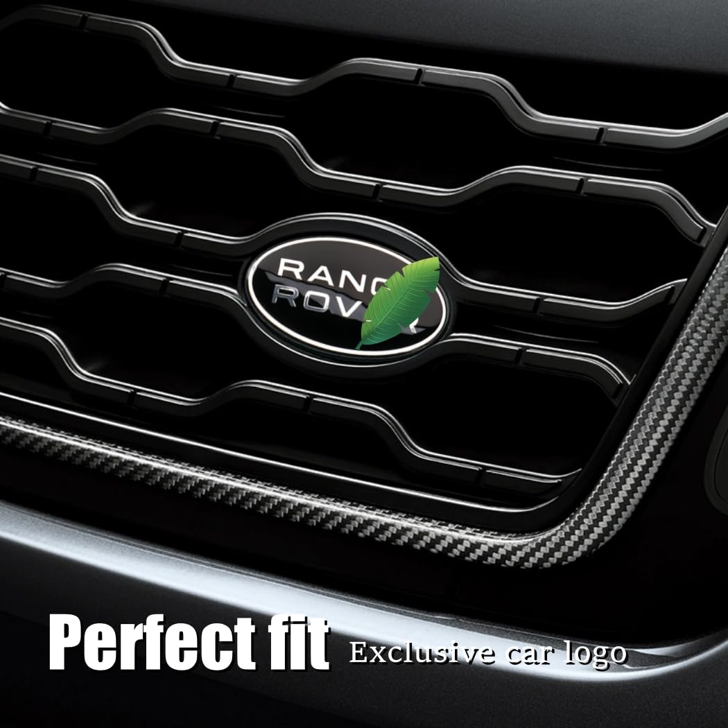2Pcs Front Grille & Tailgate Emblem Badge Decals for Range Rover - High-Quality Replacement Car Accessories | Perfect for Customization & Vehicle Upgrades