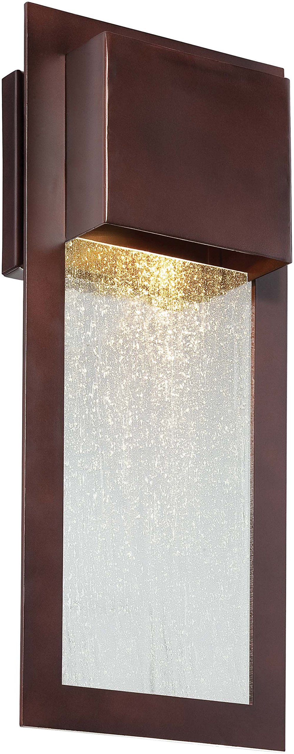 Minka Lavery Modern Outdoor Wall Light 72382-246 - Westgate Dark Sky Exterior Wall Lantern, 35W Halogen, Bronze Finish - Perfect for Porch, Patio, Garden & Entryway Lighting