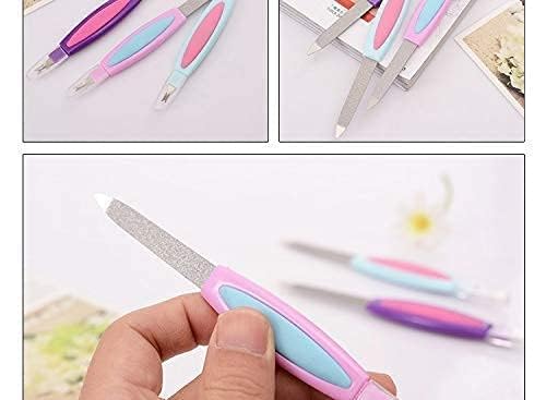 Fozzby 48-Piece Nail Art Kit with Glitter Stones, 100 Fake Nails, 10 Nail Tapes, 15 Brushes, 5 Dotting Pens & 2 Nail Files - DIY Manicure Set for Home, Salon & Party Nail Designs