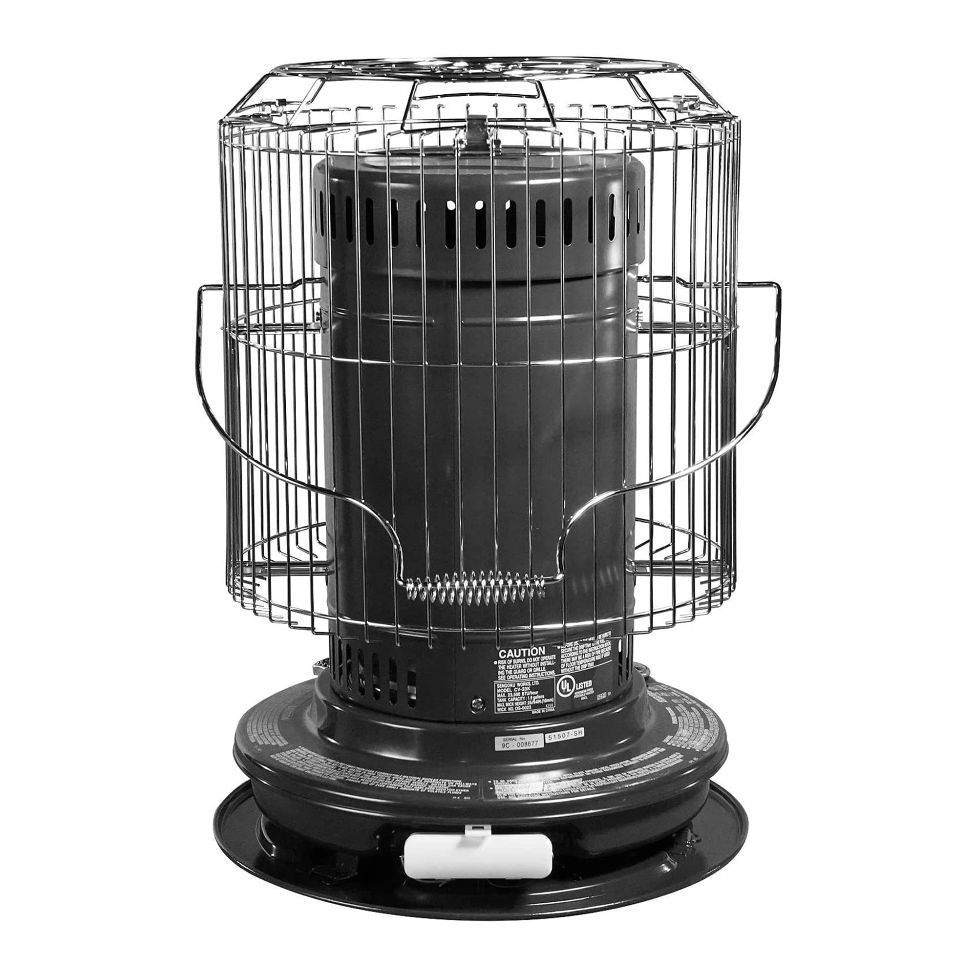 Sengoku 23,500 BTU Portable Kerosene Heater for Indoor & Outdoor Use - Black | Perfect for Garages, Workshops, Camping & Emergency Heating