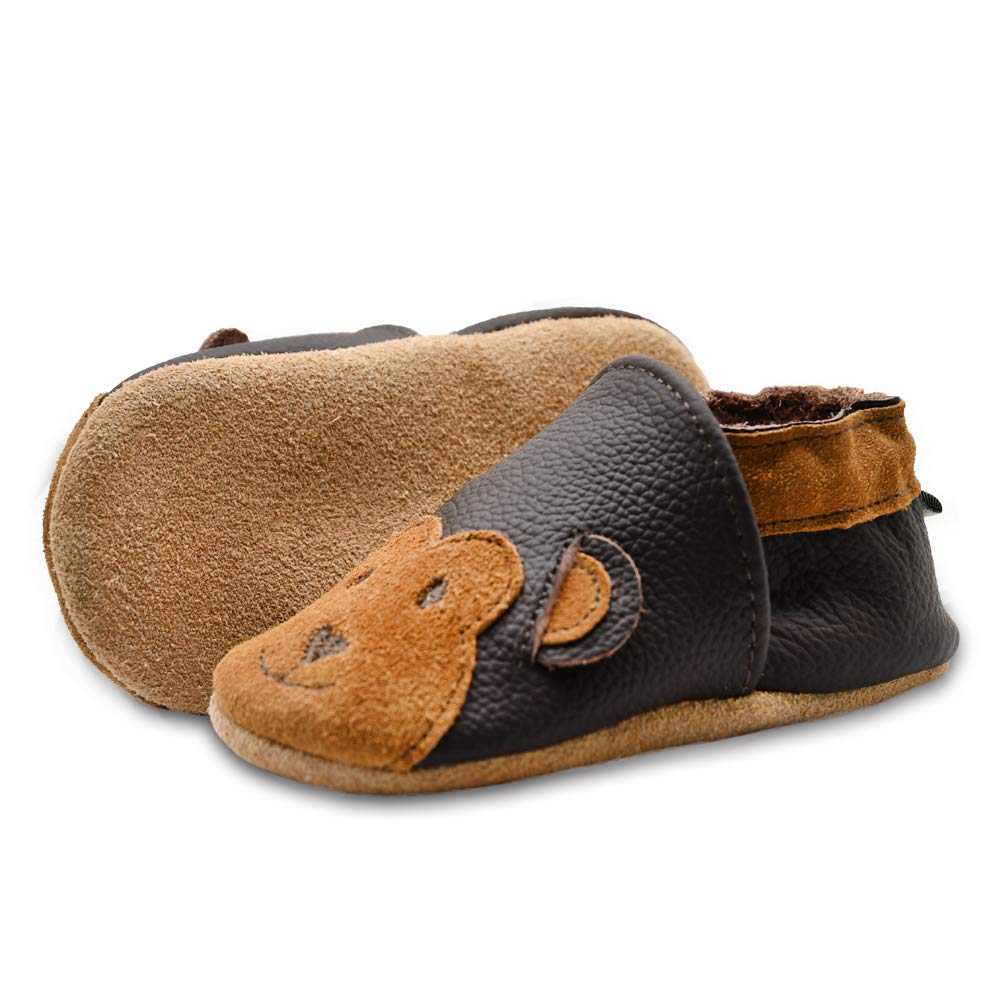 iEvolve Soft Sole Baby Shoes for Girls & Boys - First Walker Crib Moccasins for Toddlers (Ideal for Indoor Play, First Steps & Special Occasions)