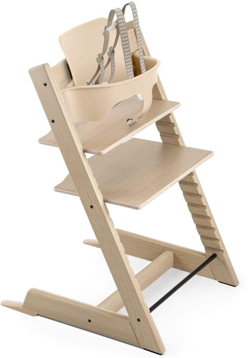 Stokke Tripp Trapp High Chair - Adjustable Baby & Toddler Wooden Chair with Safety Harness - Perfect for Dining, Feeding & Learning at Home