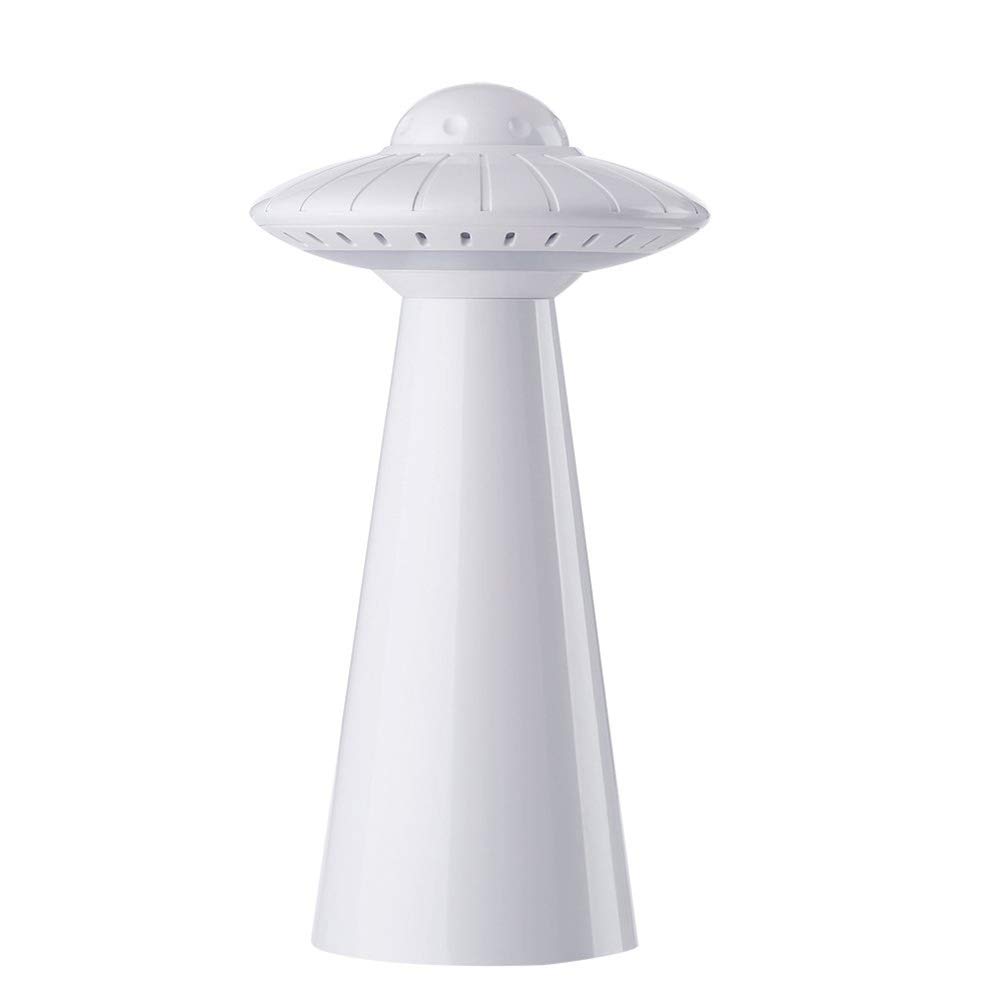 USB Rechargeable LED Desk Lamp - Eye Protection Study Light with Flicker-Free Technology, Adjustable Brightness for Reading, Working & Night Light | Perfect for Home Office, Bedroom, Kids Room & Living Room (White)