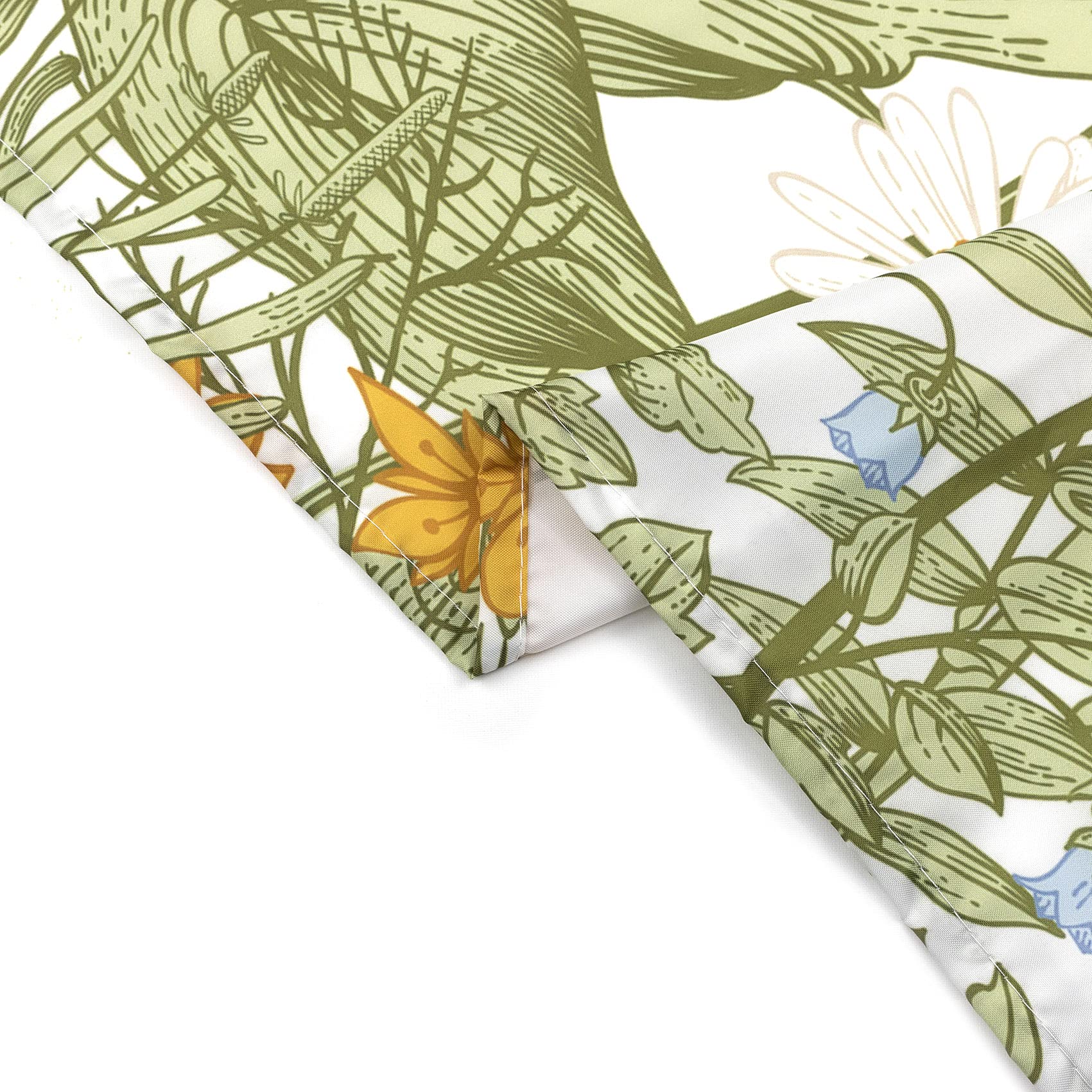 Leaf Butterfly Tapestry Wall Hanging - Sage Green Floral Decor for Bedroom & Living Room (92.5x72.9 In) - Perfect for Boho & Spring Home Decor