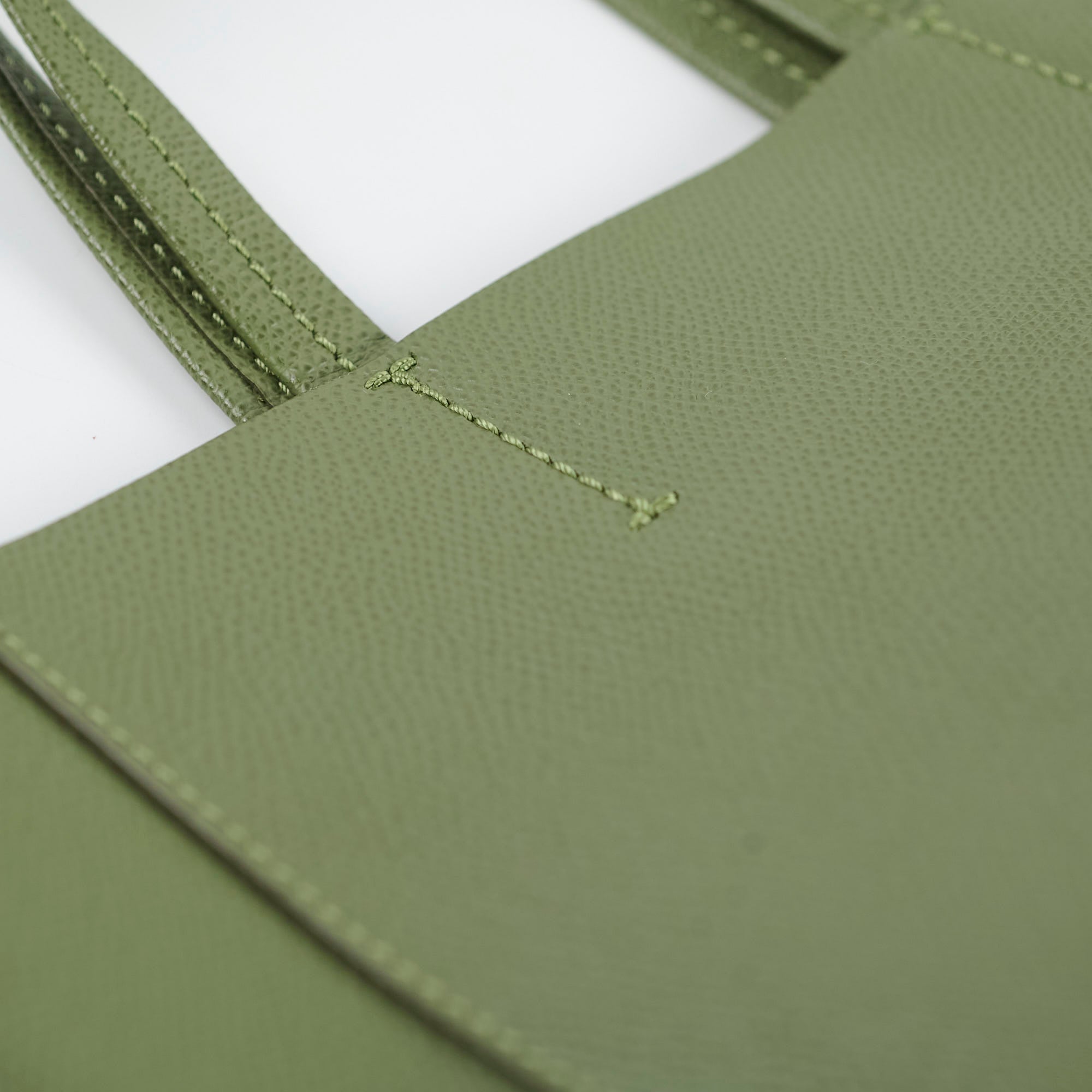 Celine Green Leather Tote Bag with Adjustable Strap - Stylish Handbag for Women, Work, Travel & Everyday Use