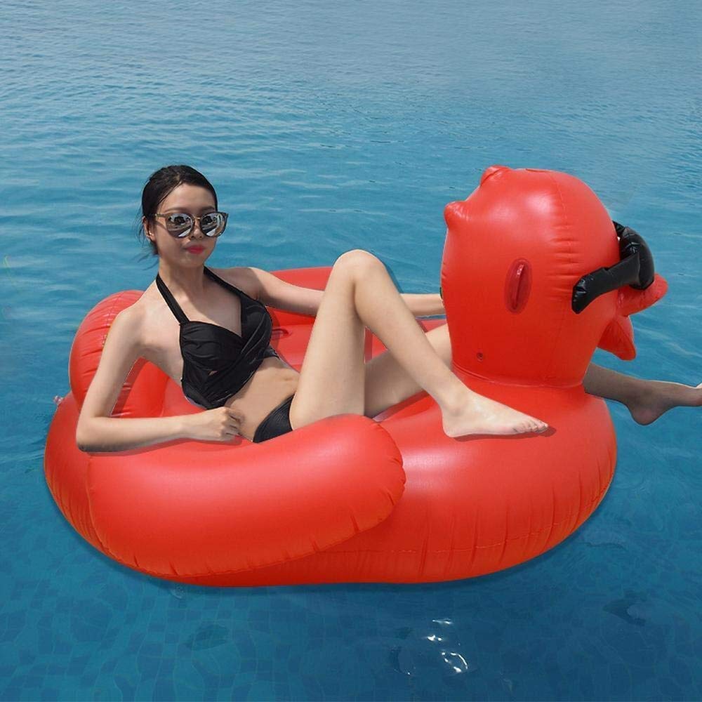 **Heavy Duty Inflatable Pool Floats for Adults & Kids - Durable Pool Floaties, Beach Toys for Outdoor Swimming, Parties & Relaxation**