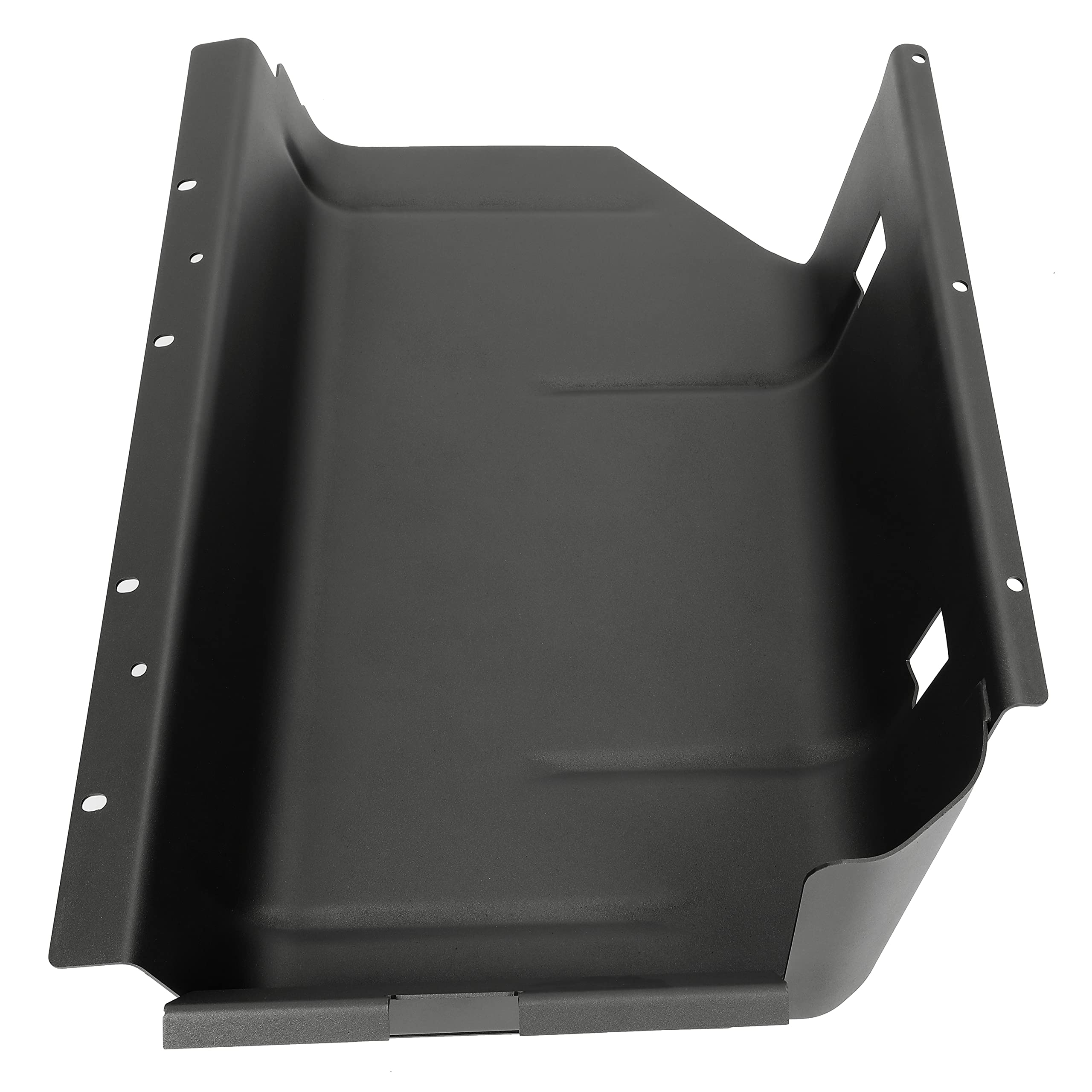 KUAFU Heavy Duty Skid Plate for 1987-1995 Jeep Wrangler YJ - 15/20 Gallon Gas Tank Protection - Direct Replacement for OEM Part# 52006870 - Powder Coated Steel - Off-Road & Trail Use