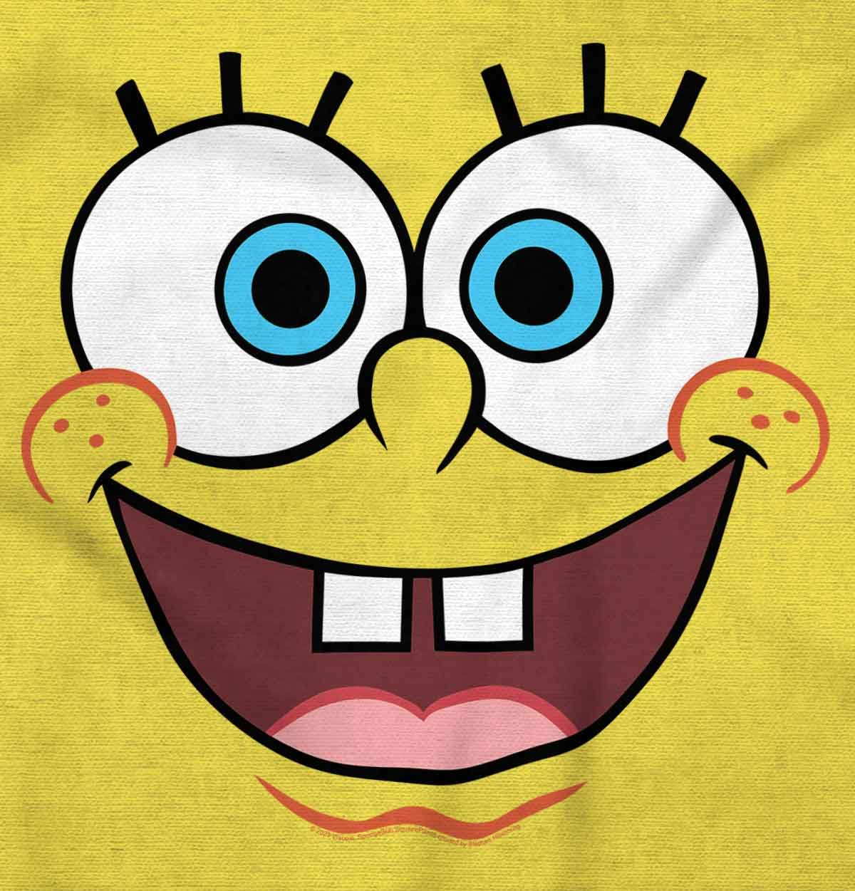 Nickelodeon SpongeBob SquarePants Happy Face Baby Romper - Cute Cartoon Bodysuit for Boys & Girls (0-24 Months) - Perfect for Playtime, Birthday Gifts & Photo Shoots