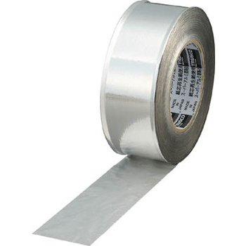 TRUSCO Aluminum Foil Backing Single-Sided Adhesive Tape TRAT50-1 - High Strength, Heat Resistant for HVAC, Duct Sealing, Insulation & DIY Home Projects