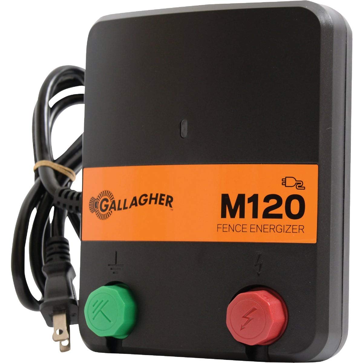 Gallagher M120 60-Acre Electric Fence Charger for Livestock & Farm Security - High Power Electric Fence Energizer for Cattle, Horses & Predator Control - Perfect for Pastures, Ranches & Agricultural Use