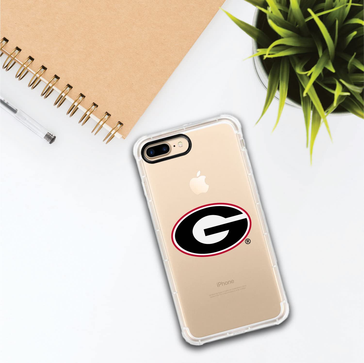 OTM Essentials University of Georgia Tough Edge Protective Phone Case - Classic Design for iPhone & Samsung | Durable Shockproof Cover for School, Game Day & Everyday Use