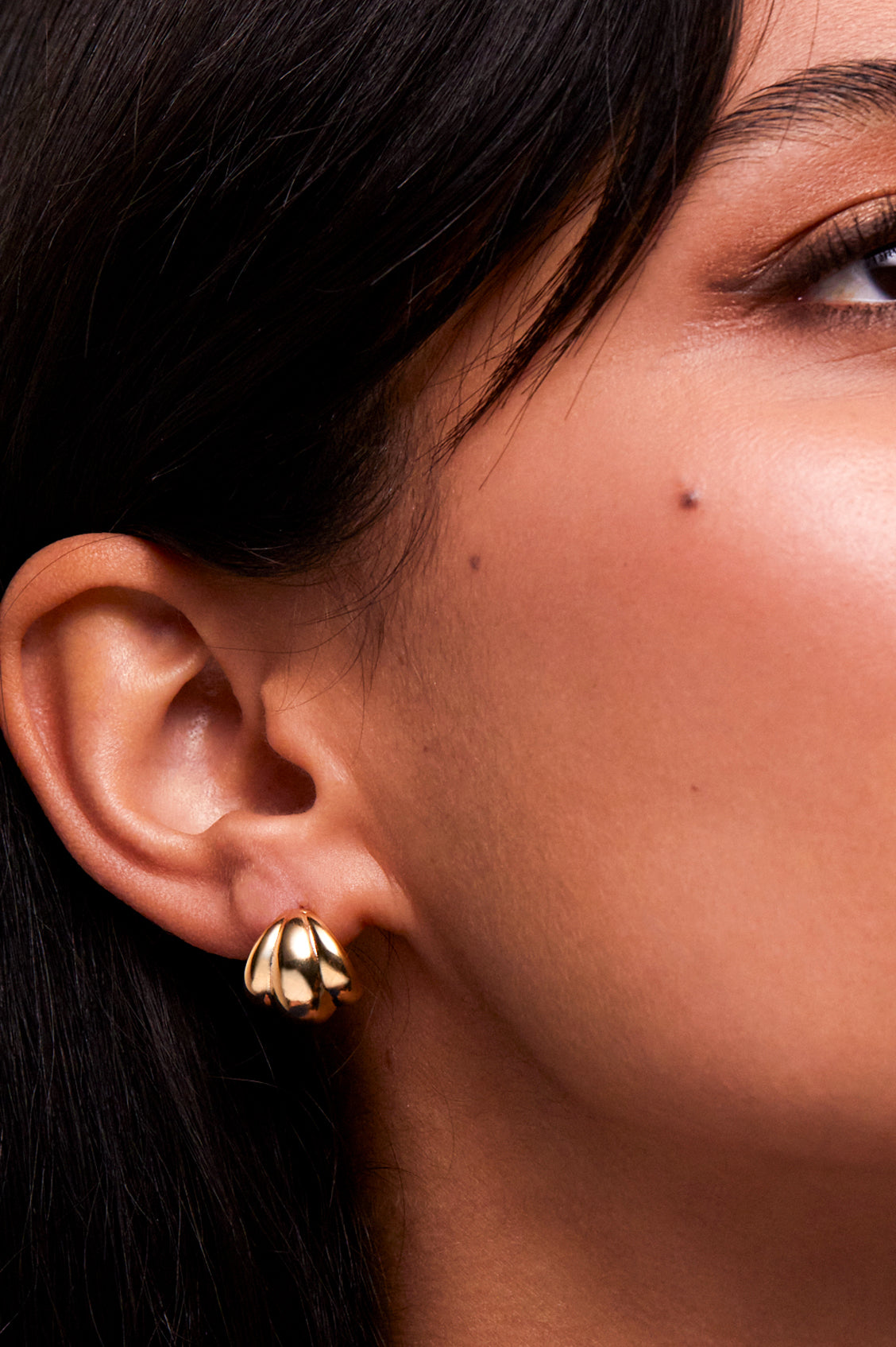Bold Huggie Earrings for Women - Gold Hoop Earrings for Everyday Wear | Perfect for Casual, Office & Date Night Outfits