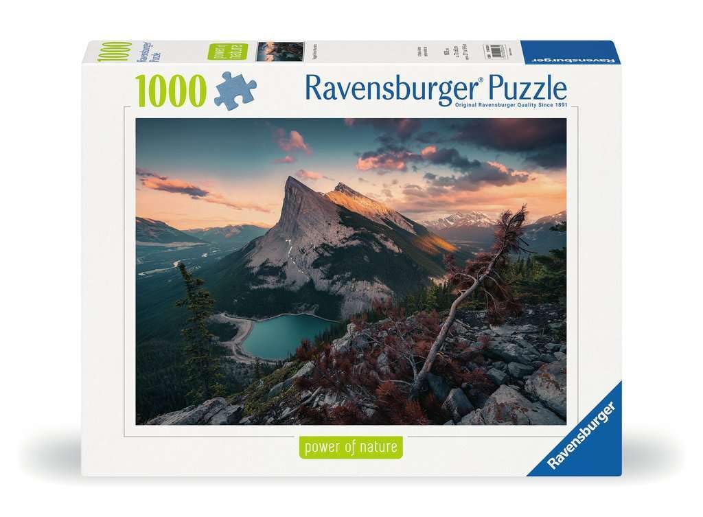 Ravensburger 12000033 - Sunset in the Mountains 1000 Piece Jigsaw Puzzle for Adults & Teens 14+ | Landscape & Nature Puzzle for Family Game Night & Relaxation