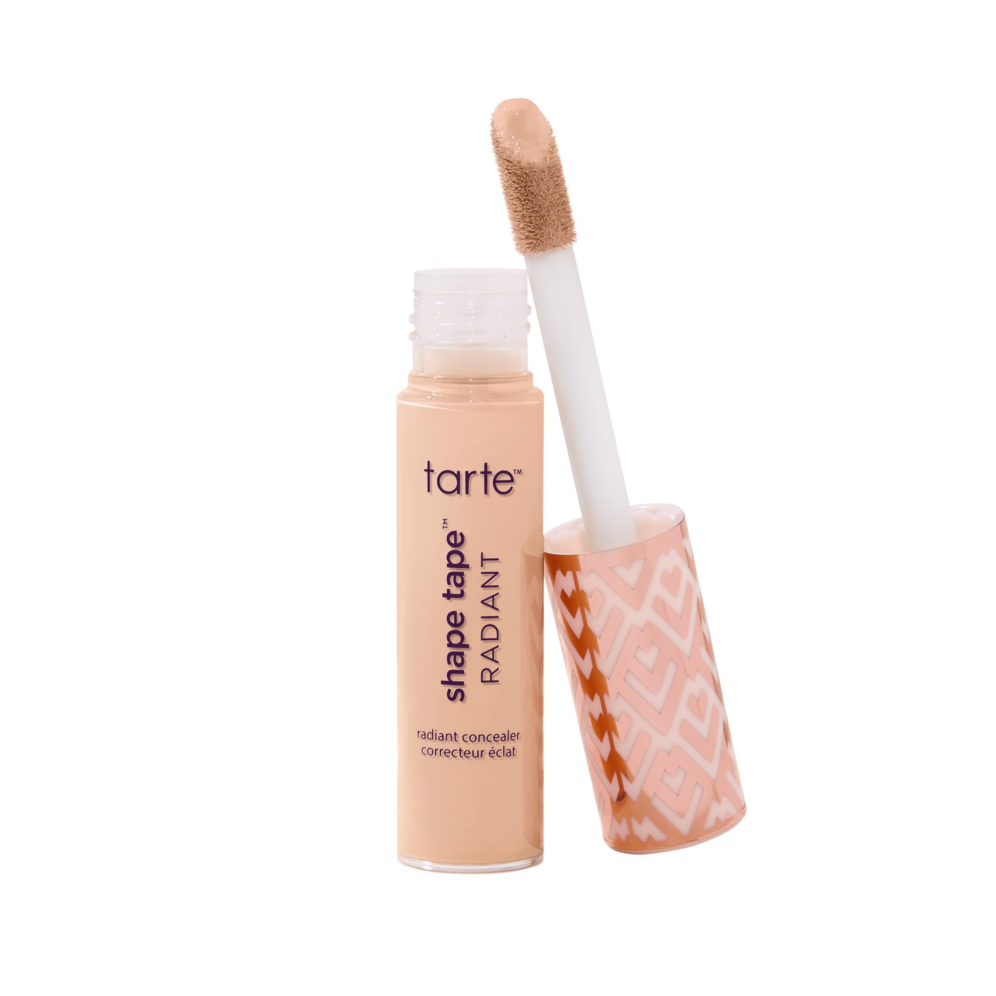 Tarte Shape Tape Radiant Medium Coverage Concealer - 22B Light Beige for Light Skin with Cool Pink Undertones | Brightening Under Eye Concealer for Dark Circles & Blemishes | Perfect for Everyday Makeup & Photo Finish Looks