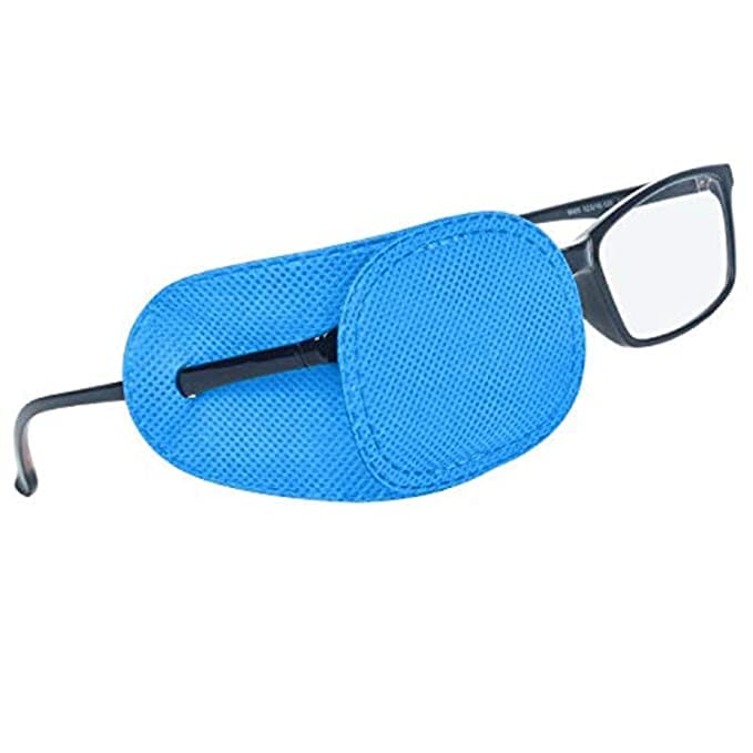 Large Size Sunshades Eye Patch for Kids & Adults - Amblyopia, Strabismus & Lazy Eye Correction - 2 Pack - Perfect for Daily Use, School & Outdoor Activities