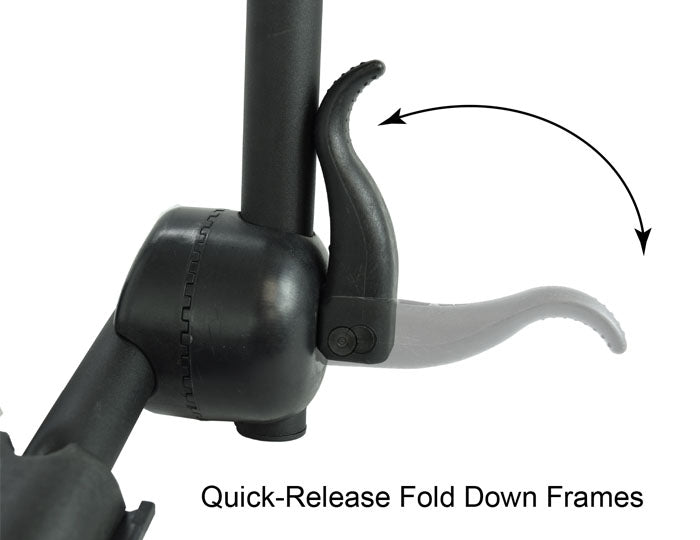 Malone FoldAway 5 Multi Rack - Heavy Duty Bike Rack for Cars, SUVs & Trucks | Folding Hitch Mount Carrier for Bicycles | Perfect for Road Trips, Camping & Outdoor Adventures