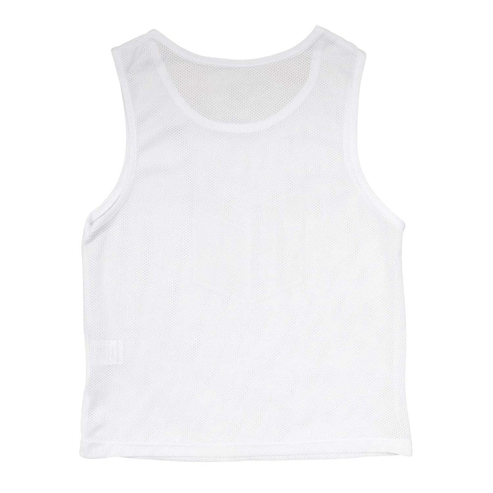 FC Mesh Training Bib - First Kicks Soccer Jersey for Kids (White) - Perfect for Youth Soccer Practice and Games