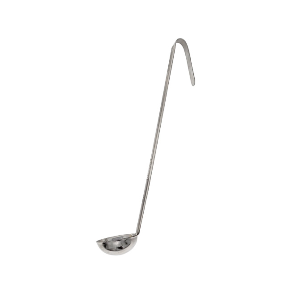 Nella 12 Oz Stainless Steel Ladle - Durable Soup Spoon & Serving Spoon for Kitchen, Cooking, Soup, Stew, and Gravy