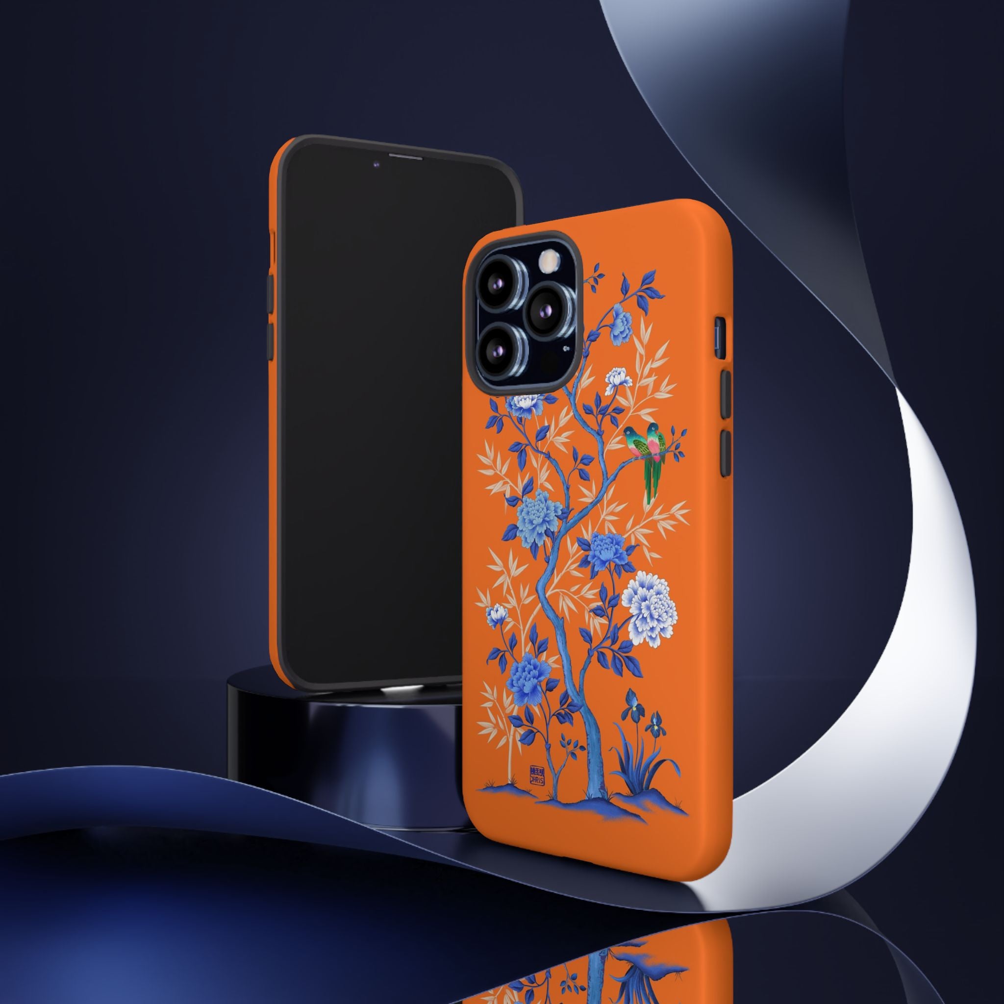 The Lovers Orange iPhone Case - Trendy Protective Cover for iPhone 13/14/15 Pro Max - Perfect for Couples, Gifts & Everyday Use
