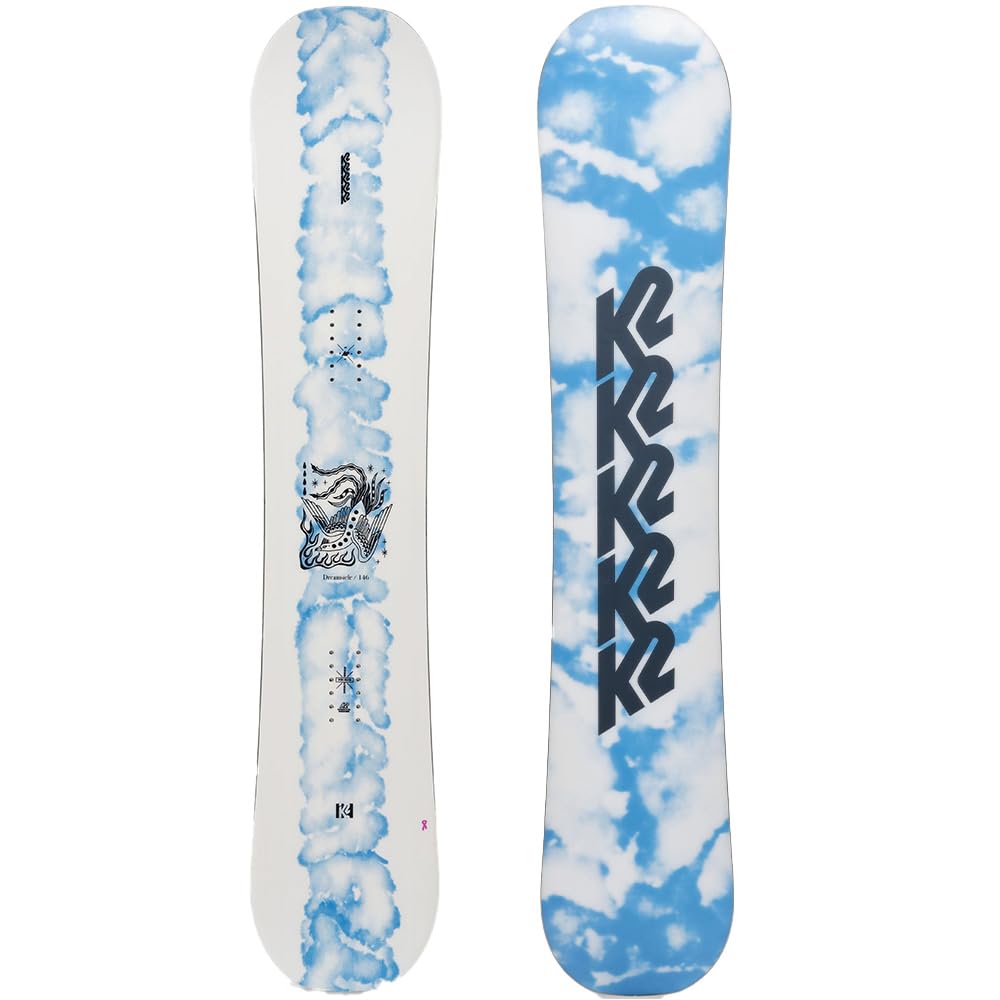 K2 Dreamsicle Women's Snowboard - All-Mountain Freestyle Snowboard for Women | Perfect for Powder, Park & Groomed Runs