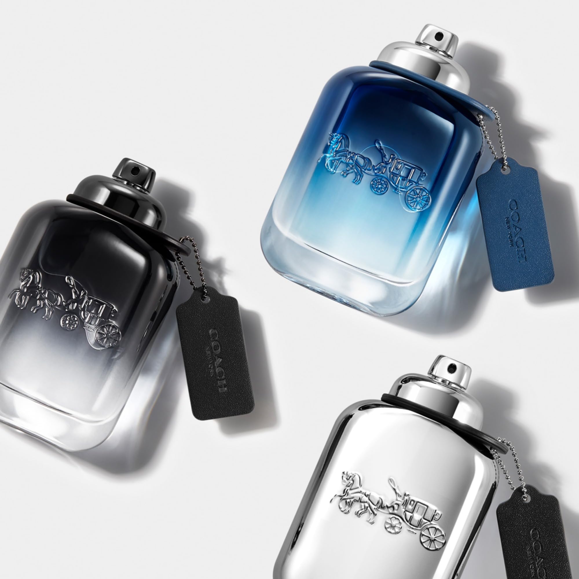 Coach Blue Eau de Toilette for Men - Long Lasting Cologne with Lime Oil, Black Pepper & Amber Notes - Fougere Aquatic Fragrance - Perfect for Date Night & Office Wear